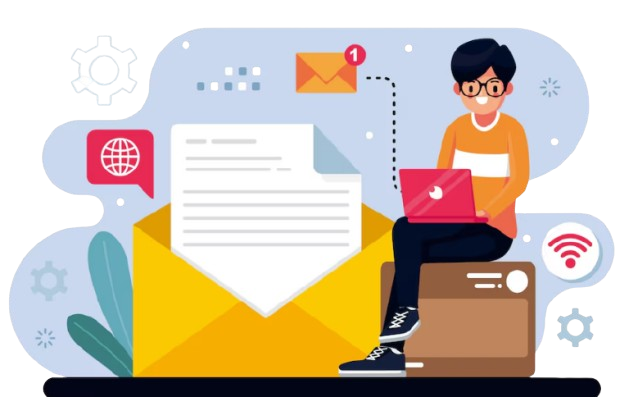 Alat komunikasi mengenai website anda (email)